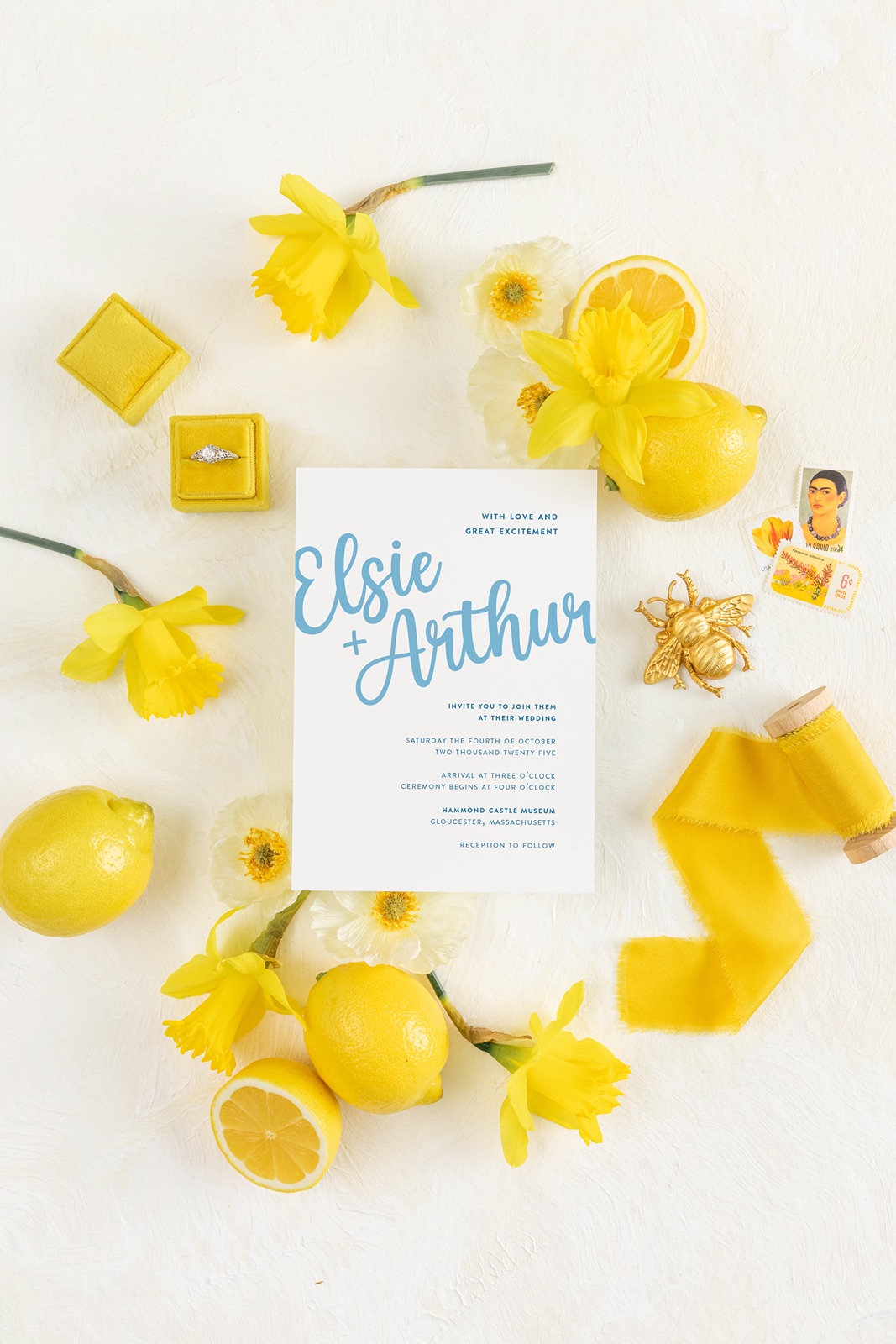 Wedding Invitation Wording Examples - The Isadora Semi-Custom Wedding Invitation